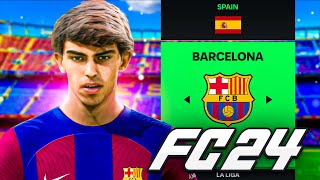 FC 24 Barcelona Career Mode EP1 [upl. by Darius]