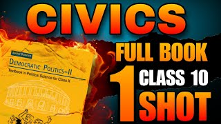 Class 10 FULL CIVICS in one shot🔥 Social science one shot class 10 CBSE 202324 [upl. by Ellerd752]