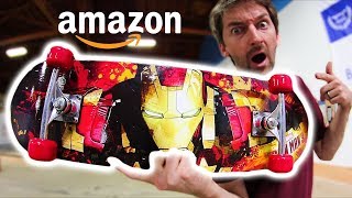 THE CHEAPEST SKATEBOARD ON AMAZON  CHEAP SKATES EP 11 [upl. by Alamak]