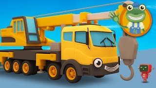 Caroline The Crane Visits Geckos Garage  Crane For Kids [upl. by Jonis]