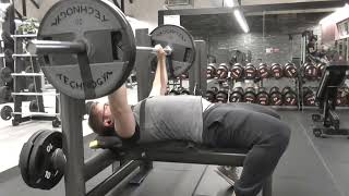 220lbs  100kg Bench Press for 5 Reps Unlocked [upl. by Lanctot]