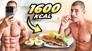 15 dana na 1600kcal Došao do forme života [upl. by Aetnuahs]