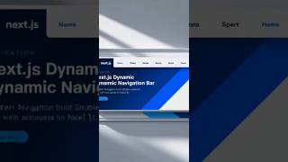 Next js navbar use veed aishortsviralvideoshortfeedAi [upl. by Gravante]