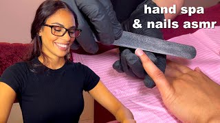 ASMR Relaxing Nail and Hand Spa for Smooth and Soft Skin [upl. by Tudela]