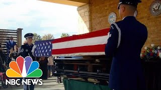 Crowds Attend Funeral For Vietnam Veteran With No Next Of Kin  NBC News [upl. by Nail]