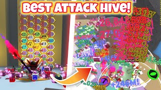 Making The PERFECT Attack Hive in Bee Swarm Simulator [upl. by Alda497]