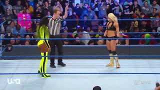 Mandy Rose vs Naomi WWE SmackDown March 5th 2019 [upl. by Barhos]