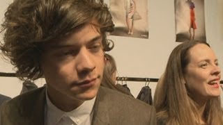 Harry Styles full interview One Direction star talks new music and fashion [upl. by Aseek]