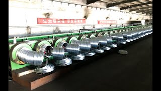 Electro galvanized wire produce line for binding wire [upl. by Adnovay]