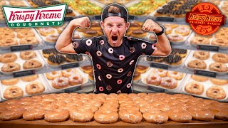 The 100 Krispy Kreme Donut Challenge 19000 Calories [upl. by Froh]