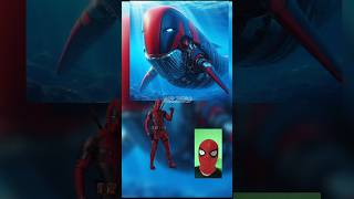 Superheroes but a blue whale robot😱💥marvel amp DCAll character💥 avengers marvel spiderman shorts [upl. by Dallis]