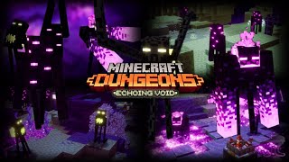 Minecraft Dungeons Echoing Void Enderlings Sound Effects Watchling Blastling Snareling [upl. by Donough]