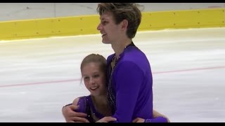 2016 ISU Junior Grand Prix  Tallinn  Pairs Free Skate  ALEXANDROVSKAYA  WINDSOR AUS [upl. by Shanleigh]