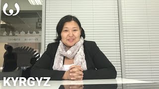 WIKITONGUES Aigul speaking Kyrgyz [upl. by Adnama203]