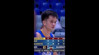 JB Bahio GETS FIRST PBA BUCKET for NLEX vs Blackwater 🦁  PBA Season 49 Commissioners Cup [upl. by Tobit682]