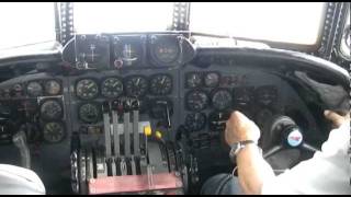 EC121 Super Constellation quotConniequot flies home to Yanks Air Museum [upl. by Ahsieat680]