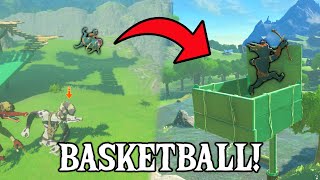 Playing BOKO BASKETBALL  Zelda Tears of the Kingdom [upl. by Asaret]