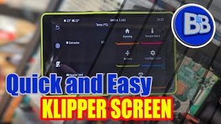 Klipper Screen is COOL  Quick  Easy  Install [upl. by Eannaj185]