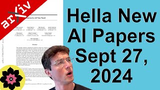 Bulk Skimming New AI Paper Abstracts  Sept 27 2024 [upl. by Joslyn]