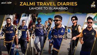 Zalmi Travel Diaries PSL 9  Lahore To Islamabad [upl. by Clea]