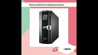 Uninterruptible Power Supply System Interactive UPS APC BR1600MI [upl. by Mikihisa]