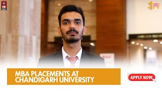 Chandigarh University MBA Placements  Admissions  Scholarships  Patents  CUCET 2024 [upl. by Ellasal]