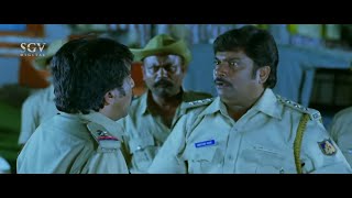 Upendra Smartly Steals Idol From Temple With Tight Police Guard  Topiwala Kannada Movie Part3 [upl. by Nylahsoj]