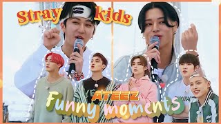 STRAY KIDS moments to watch at night ft ATEEZ♡ [upl. by Asina]