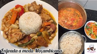 Receita de Feijoada  Receita simples e deliciosa  YouTuber Mocambicana [upl. by Rheims]