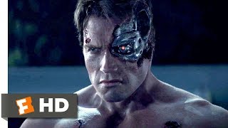 Terminator Genisys 2015  Pops vs the T800 Scene 110  Movieclips [upl. by Enutrof255]