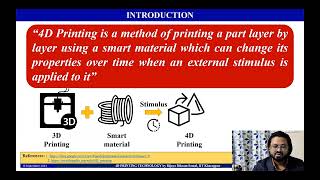 4DMDA2023  Bijaya Bikram Samal 4D Printing of Shape Memory Polymer via Extrusion Additive Manu [upl. by Nosylla]