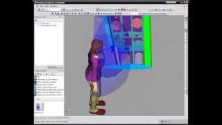 Human Simulation to perform Ergonomics Analysis in a PLM Enviornment [upl. by Arenat]