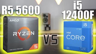 Intel i5 12400F vs Ryzen 5 5600  RTX 3060  25 ingame tool benchmarks  1080p [upl. by Latnahs395]