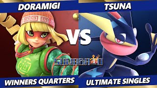 Sumabato 53  Doramigi Min Min Vs Tsuna Greninja Smash Ultimate  SSBU [upl. by Doralynne]