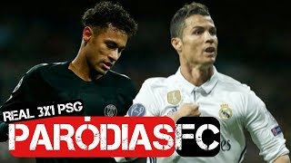 3x1  PSG PIPOCOU PRO REAL MADRID  Paródia Incerteza  MampK [upl. by Gorski]