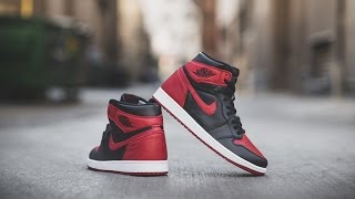 Review Air Jordan 1 Retro High OG quotBredquot 2013 vs 2016 [upl. by Na810]