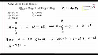 Termoquímica Energia de Ligação [upl. by Toolis]