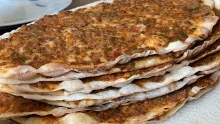 Hamuru ve iç harcı tam gelen lahmacun tarifilahmacun içi nasıl hazırlanır [upl. by Treacy]