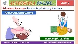 30 PRIMEIROS SOCORROS  Reanimação Cardíaca e Respiratória Estancamento de Hemorragias [upl. by Weylin]