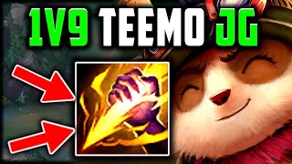 NEW TEEMO STRAT TURNS HIM INTO A S JUNGLER  Teemo Jungle Season 13 League of Legends [upl. by Cohbath]