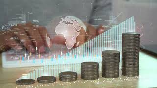 No Copyright Video Background Free To Use Stock Market Infographics [upl. by Ralat]