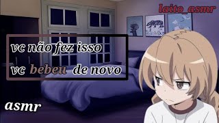 asmr cuidado do namorado bêbado [upl. by Soane]