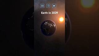 Earth in 2029 space viral shorts solarsmash fypシ [upl. by Aihsirt]