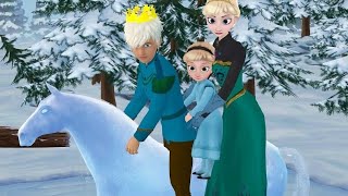 Queen amp Princess 84 Season 2  Part 1  Cute Pets  Cat amp Dog Elsa Anna Frozen Shorts [upl. by Ahsel]