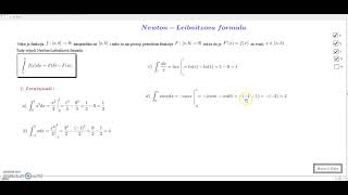 Određeni integral NewtonLeibnitzova formula [upl. by Metah256]