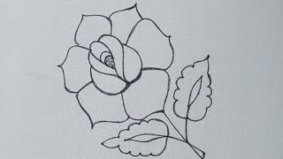 Hand embroidery How to embroider a flower using very easy stitches  Flower embroidery Designs [upl. by Alak]