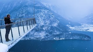 Hallstatt in Winter 4K Austria 🇦🇹 [upl. by Anaeerb]