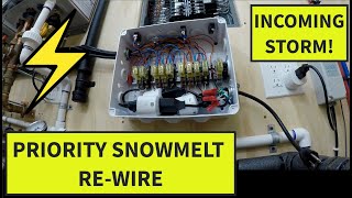 Heated Driveway Electrical System ReWire Ver 30  Snowmelt Priority over all Radiant  111322 [upl. by Aissac]