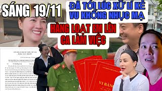 Sáng 1911 Hồng Loan Thông Báo Khẩn quot Đã Tới Lúc Xữ Lí Kẻ Vu Khống Nhục Mạ Mình quotHàng Loạt Em Lên CA [upl. by Paff]