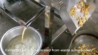 Spiral juice extractor cold press machine video [upl. by Ruperto]